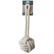 Quapas Dog Toy Rope Ball Natural XL