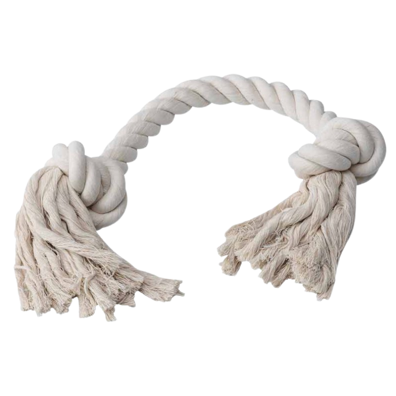 Quapas Dog Toy Rope Open End Natural XL