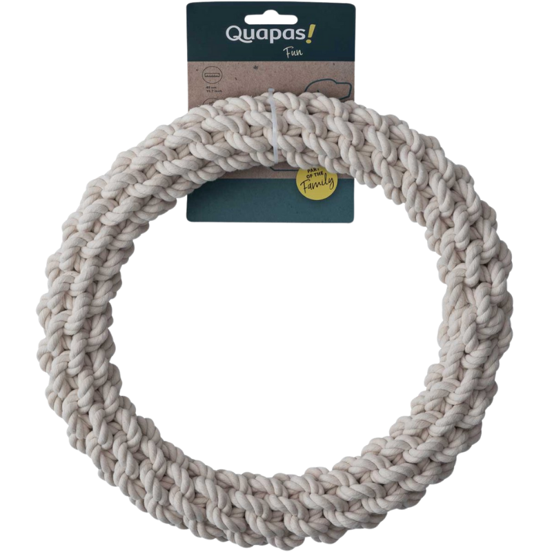 Quapas Dog Toy Rope Round Natural XL