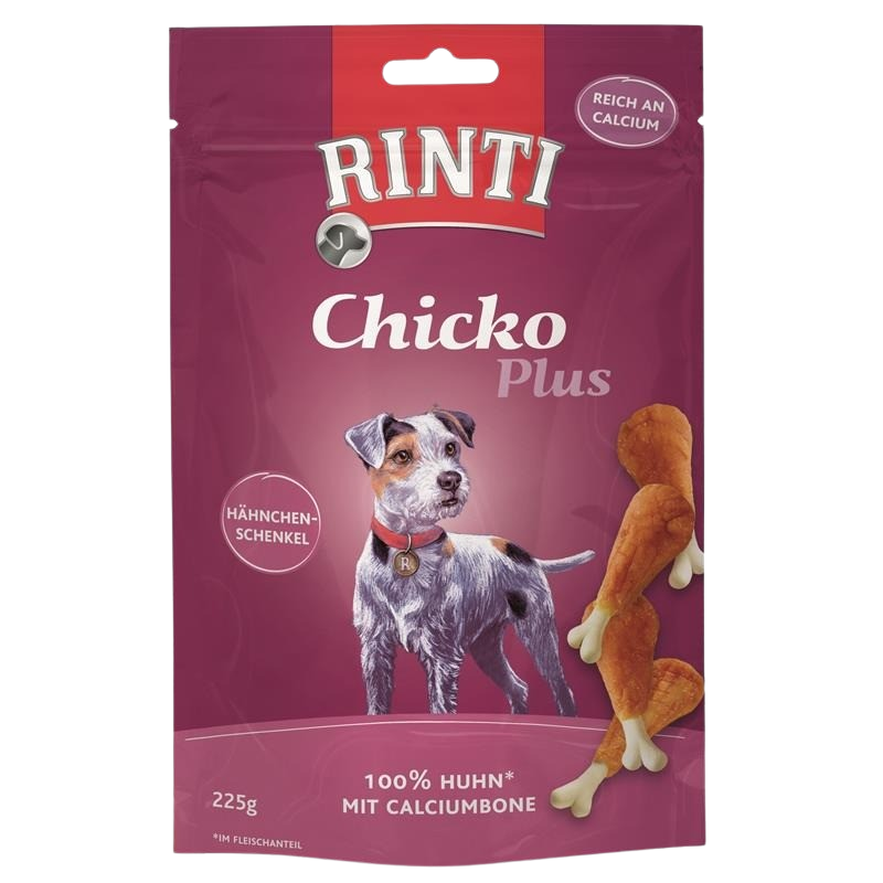 Rinti Chicko Plus Hühnchenschenkel mit Calciumbone 225 g