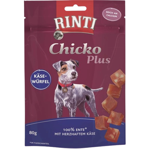 Rinti Chicko Plus Käsewürfel mit Ente 80 g günstig kaufen Rinti Chicko Plus Käsewürfel mit Ente 80 g günstig kaufen