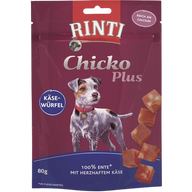 Rinti Chicko Plus Käsewürfel mit Ente 80 g