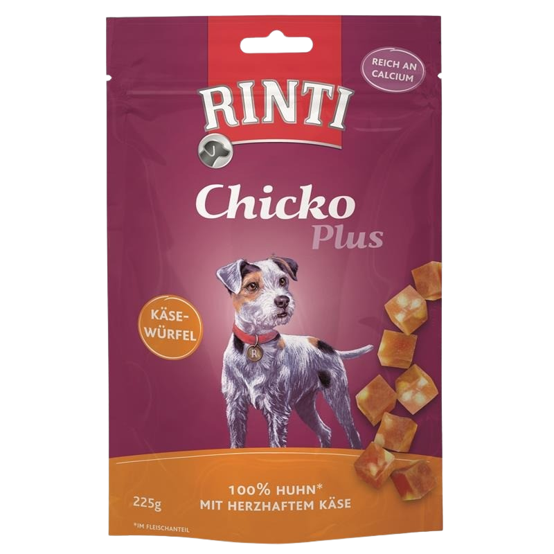 Rinti Chicko Plus Käsewürfel mit Huhn 225 g