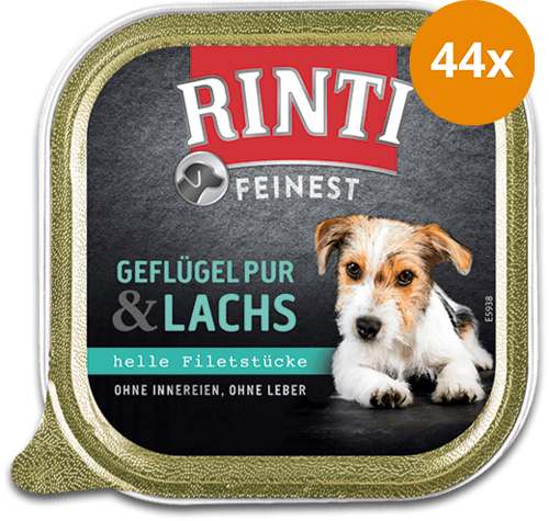 Rinti Feinest Geflügel Pur & Lachs 150 g