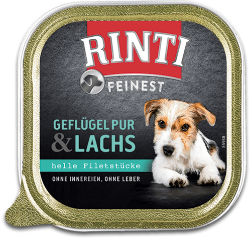 Rinti Feinest Geflügel Pur & Lachs 150 g