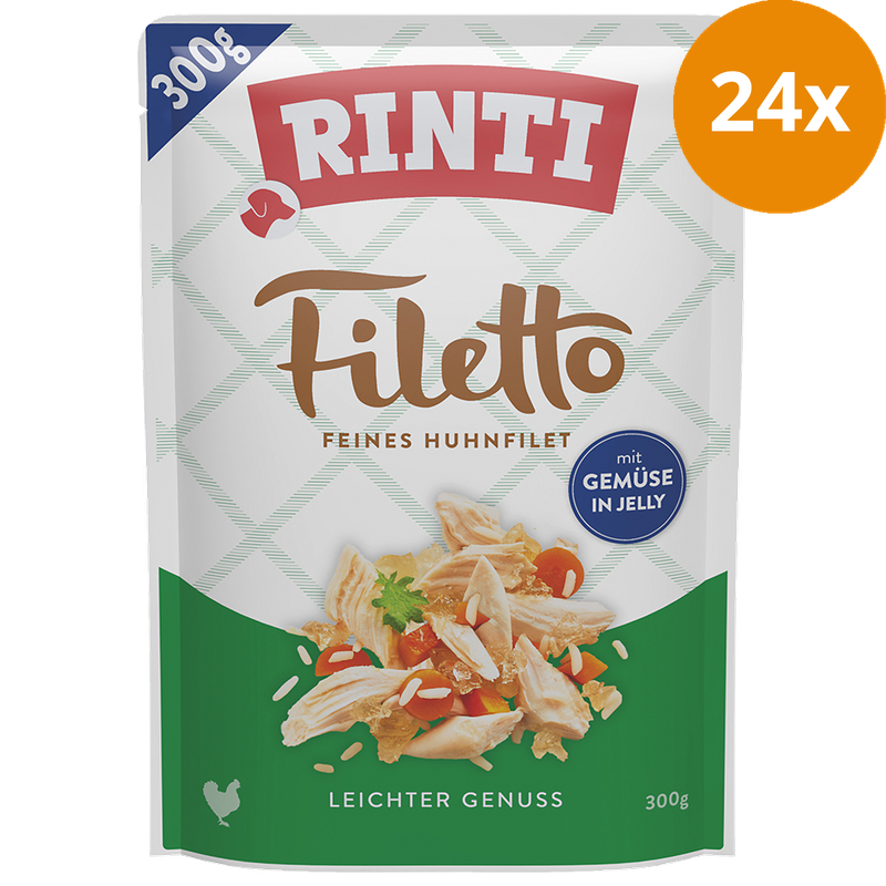 Rinti P.B. Filetto Huhn & Gemüse in Jelly 300 g
