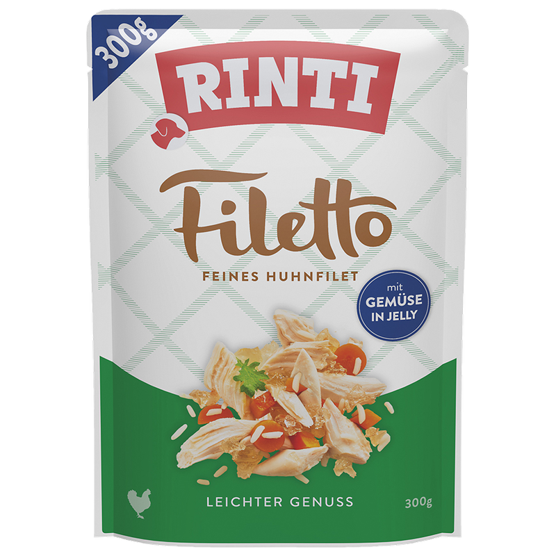 Rinti P.B. Filetto Huhn & Gemüse in Jelly 300 g