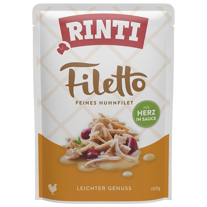Rinti P.B. Filetto Huhn & Herz in Sauce 100 g