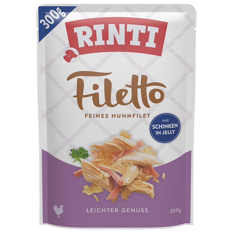 Rinti P.B. Filetto Huhn & Schinken in Jelly 300 g