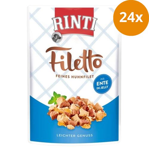 Rinti Filetto in Jelly Huhnfilet & Ente 100 g