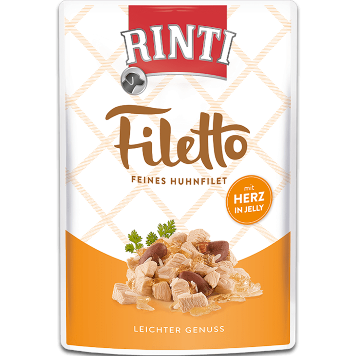 Rinti Filetto in Jelly Huhnfilet & Herz 100 g