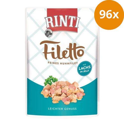 Rinti Filetto in Jelly Huhnfilet & Lachs 100 g