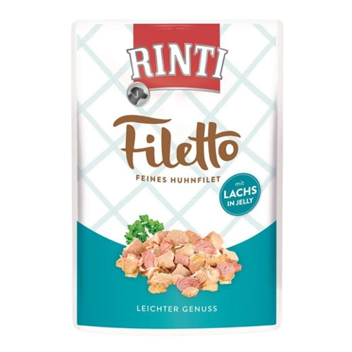 Rinti Filetto in Jelly Huhnfilet & Lachs 100 g