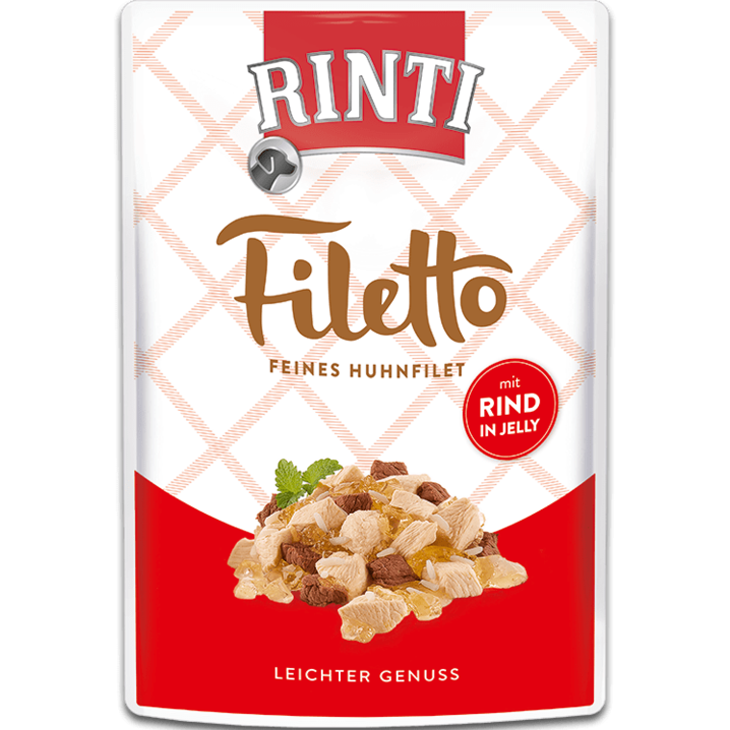 Rinti Filetto in Jelly Huhnfilet & Rind 100 g