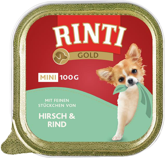 Rinti Gold Mini Hirsch & Rind 100 g