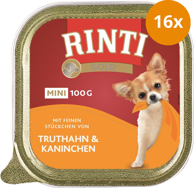 Rinti Gold Mini Truthahn & Kaninchen 100 g