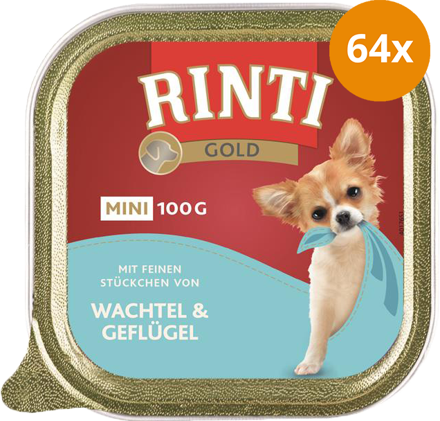 Rinti Gold Mini Wachtel & Geflügel 100 g