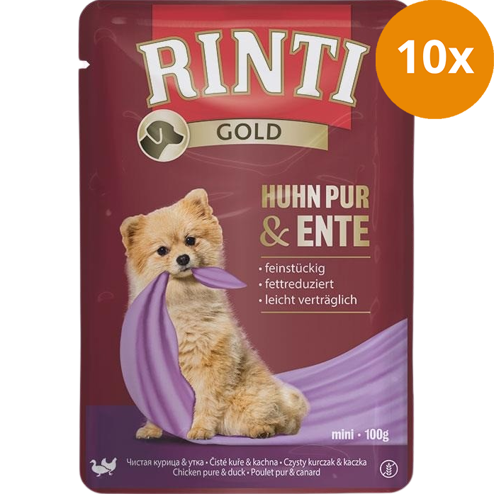 Rinti Gold Pouch Huhn Pur & Ente 100 g
