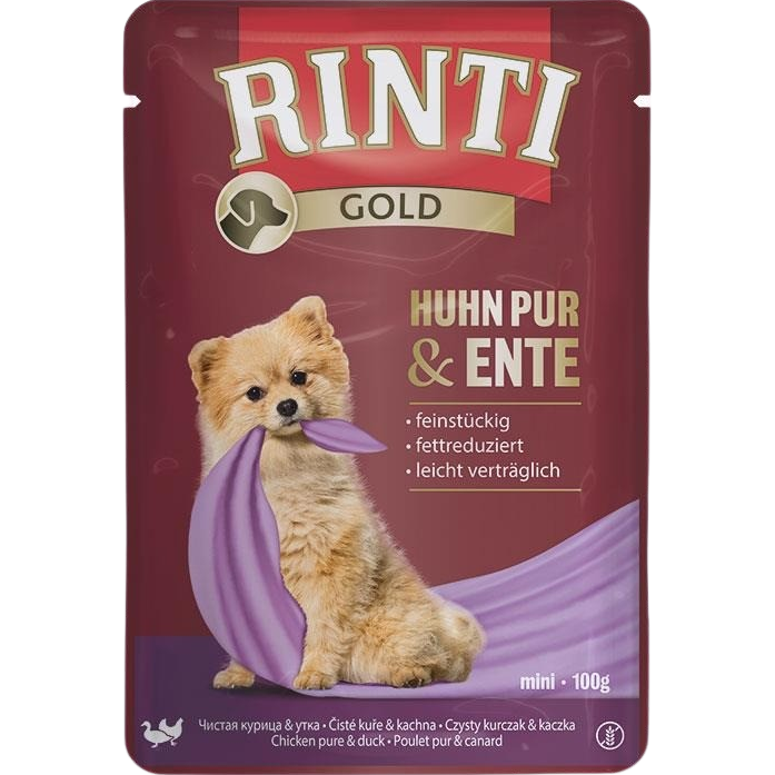 Rinti Gold Pouch Huhn Pur & Ente 100 g