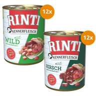 Rinti Kennerfleisch Kombipaket 800 g – Wild-Mix