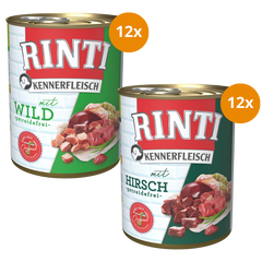 Rinti Kennerfleisch Kombipaket 800 g – Wild-Mix