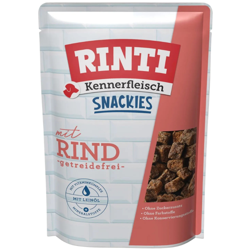 Rinti Kennerfleisch Snackies Adult Rind 225 g