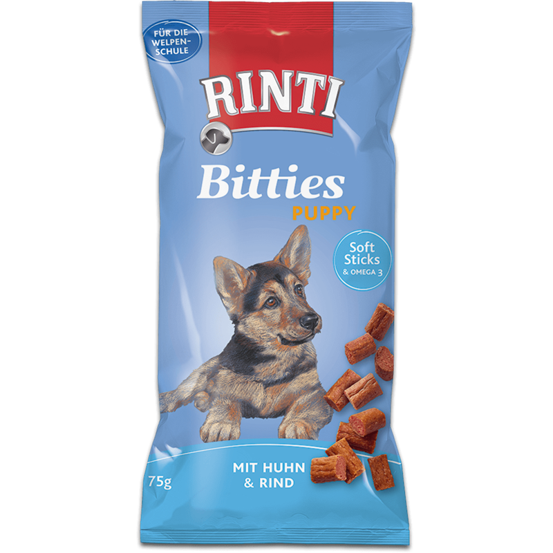 Rinti Puppy Bitties Huhn & Rind 75 g