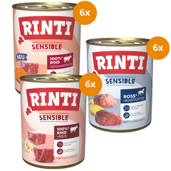 Rinti Sensible Kombipaket 800 g – Rind & Ross Mix (3 Sorten)