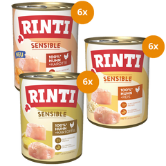 Rinti Sensible Probierpaket 800 g – Huhn Mix (3 Sorten)