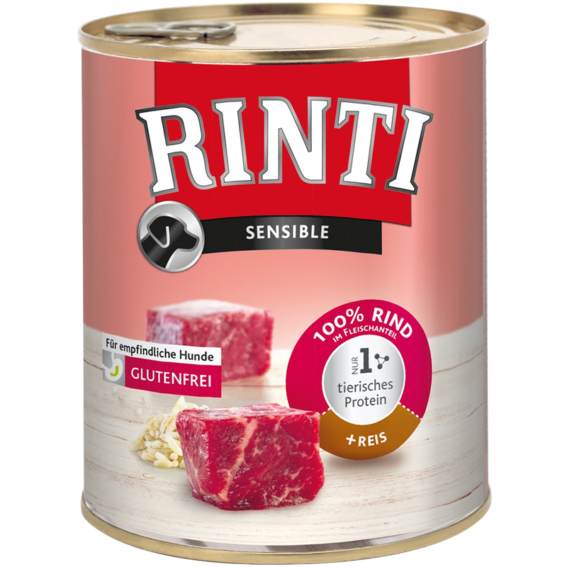 Rinti Sensible Rind & Reis 800 g