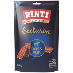 Rinti Singlefleisch Exclusive Snack Ross Pur 140 g