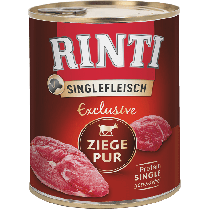 Rinti Singlefleisch Exclusive Ziege Pur 800 g