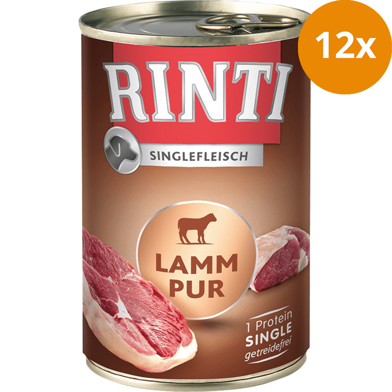 Rinti Singlefleisch Lamm Pur 400 g