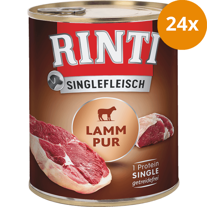 Rinti Singlefleisch Lamm Pur 800 g