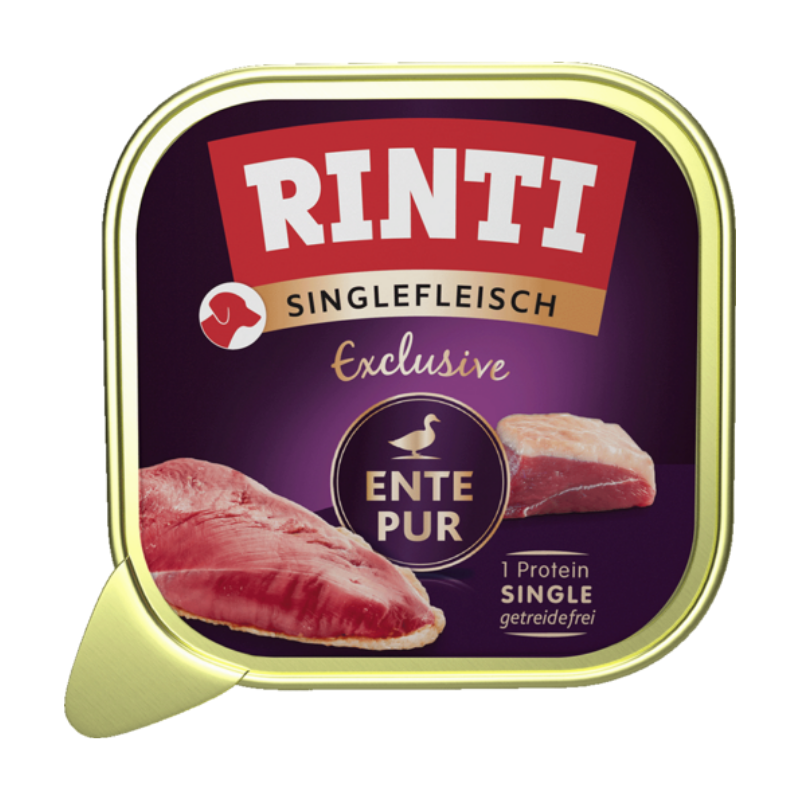Rinti Singlefleisch Schale Exclusive Ente pur 150 g