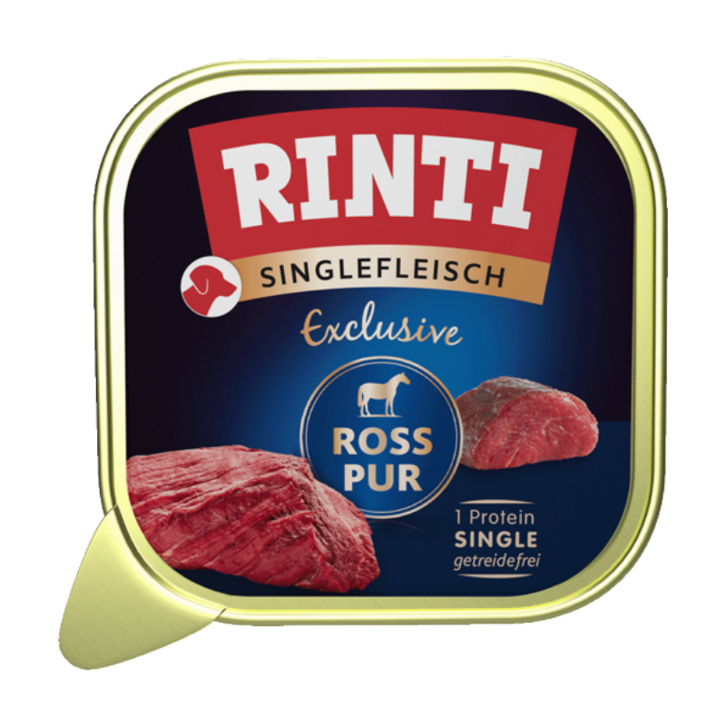Rinti Singlefleisch Schale Exclusive Ross pur 150 g