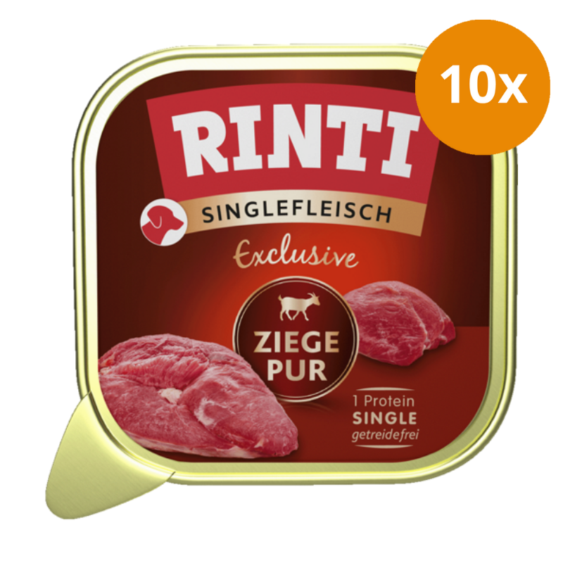 Rinti Singlefleisch Schale Exclusive Ziege pur 150 g