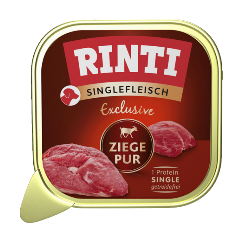 Rinti Singlefleisch Schale Exclusive Ziege pur 150 g