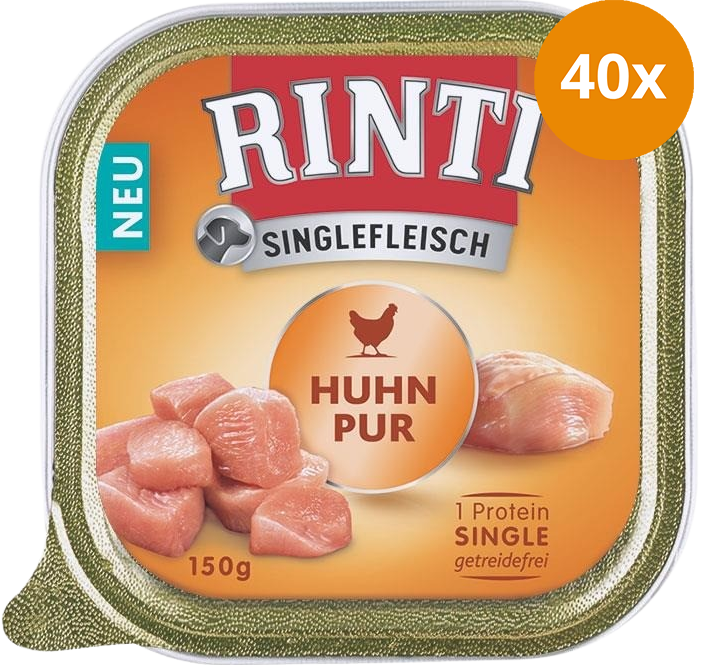 Rinti Singlefleisch Schale Huhn Pur 150 g