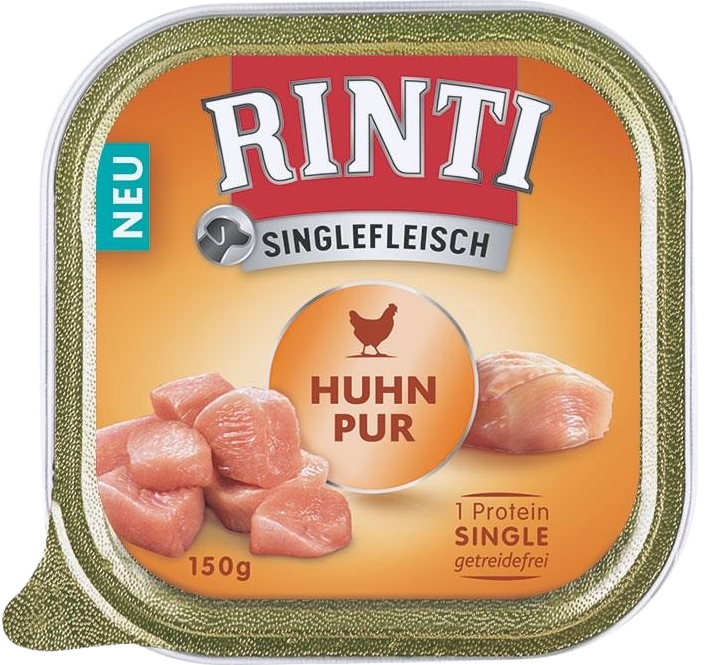 Rinti Singlefleisch Schale Huhn Pur 150 g