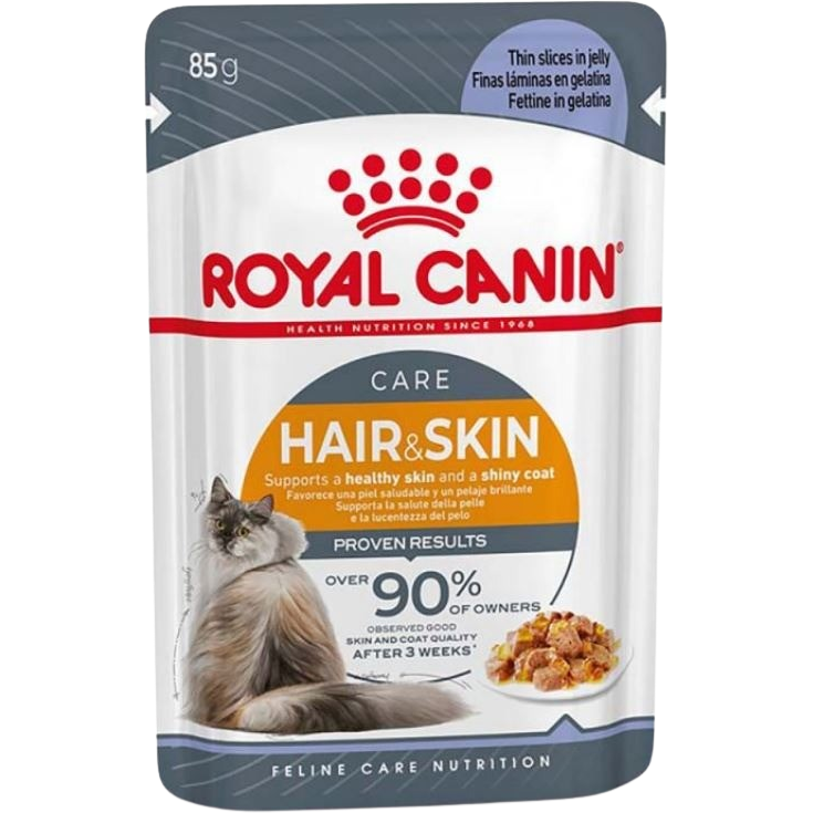 ROYAL CANIN Frischebeutel Hair & Skin in Gelee 1020 g