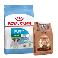 ROYAL CANIN Mini Puppy 8 kg + GRATIS bosch HPC MENUE Mini Junior Tierwohl-Huhn 1 kg