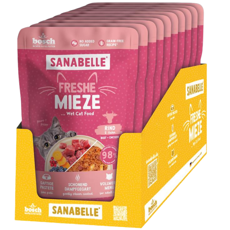 Sanabelle Freshe Mieze Rind & Huhn 100 g