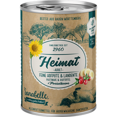 Sanabelle Heimat Dose feine Hofpute & Landente mit Pastinake, Kartoffel und Preiselbeere 400 g