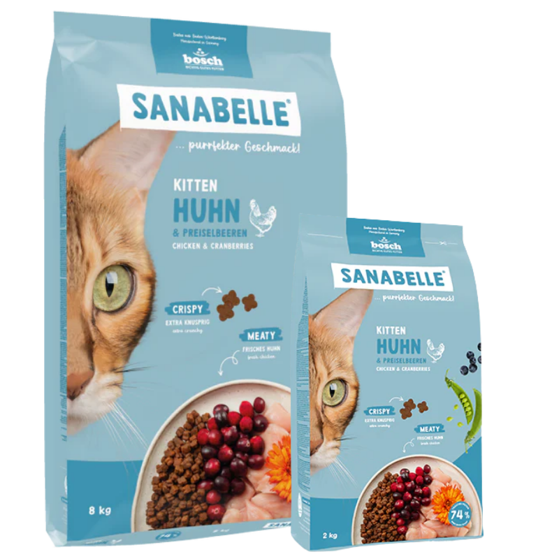 Sanabelle Kitten Huhn 8 kg + Sanabelle Kitten Huhn 2 kg