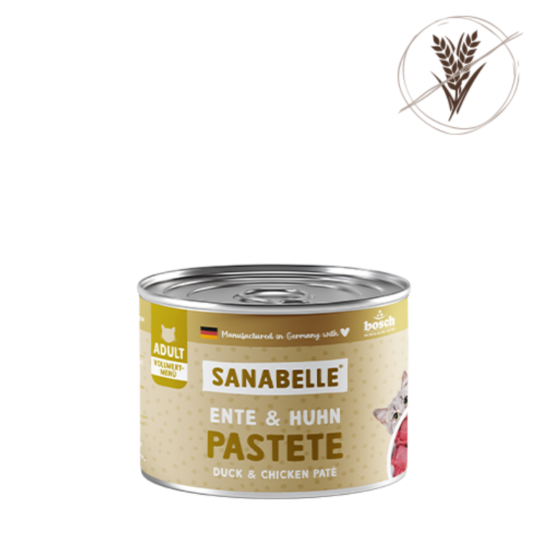 Sanabelle Nassfutter mit Ente & Huhn 195 g