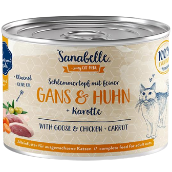 Sanabelle Nassfutter mit Gans & Huhn 180 g