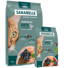 Sanabelle Outdoor Ente 8 kg + Sanabelle Outdoor Ente 2 kg