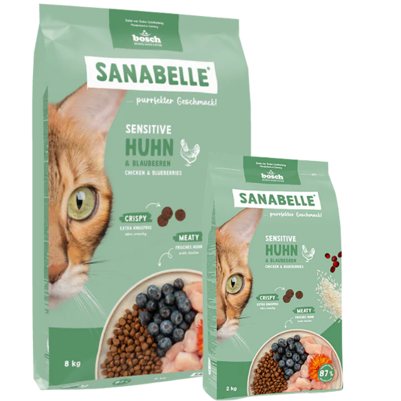 Sanabelle Sensitive Huhn 8 kg + Sanabelle Sensitive Huhn 2 kg