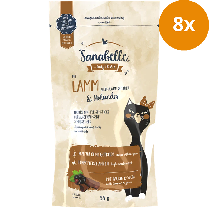 Sanabelle Snack Lamm & Holunder 55 g